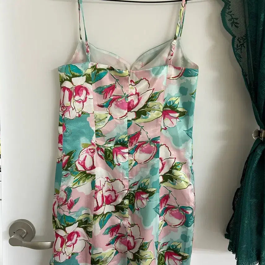 [BUNJANG] Floral Print Strap Maxi Dress / 꽃무늬 끈나시 원피스 솔로지옥st 44-55 s