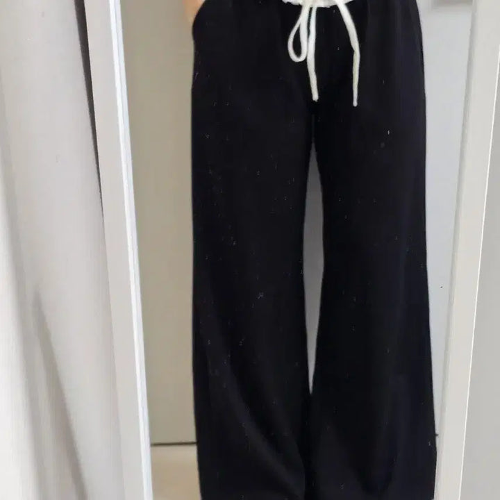 [BUNJANG] 체크 스트링 블라우스 티셔츠 / 체크 스트링 블라우스 티셔츠