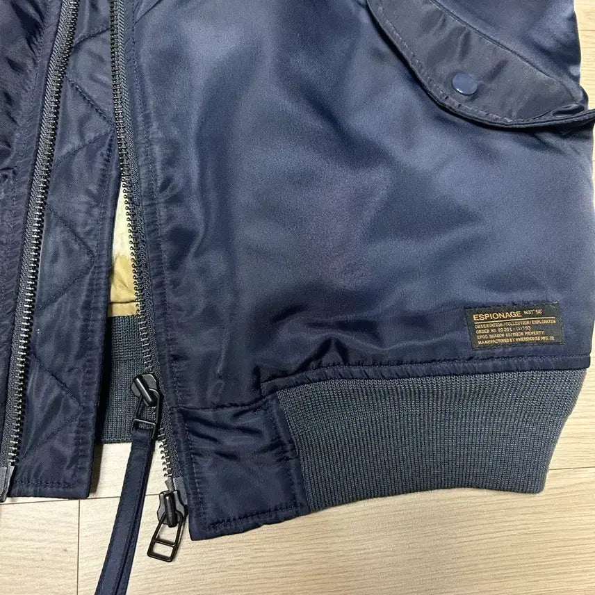 [BUNJANG] Espionage MA-1 Navy Bomber Jacket / 에스피오나지 MA-1 네이비 L