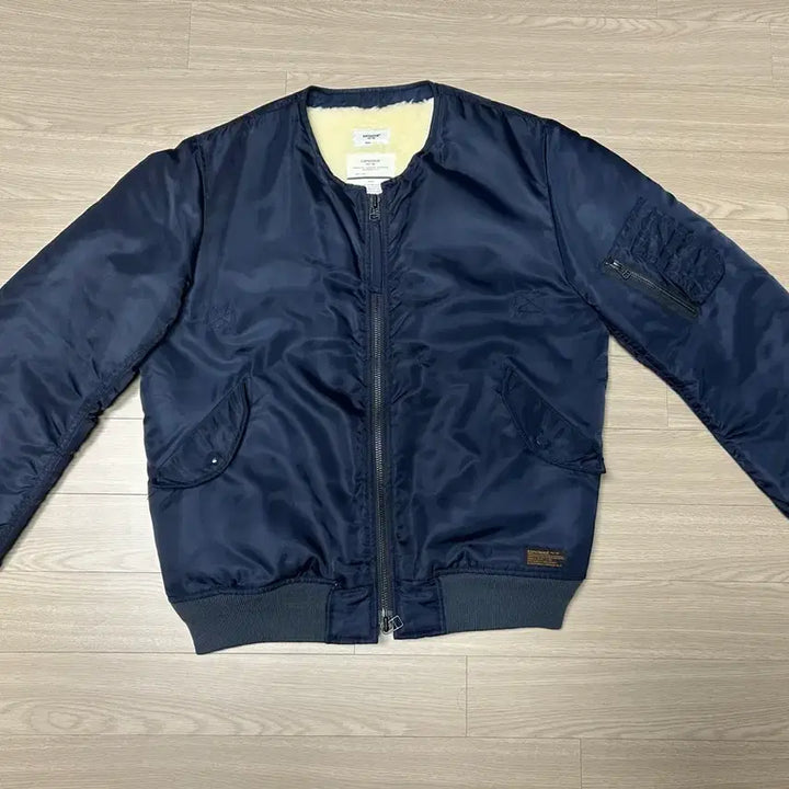 [BUNJANG] Espionage MA-1 Navy Bomber Jacket / 에스피오나지 MA-1 네이비 L