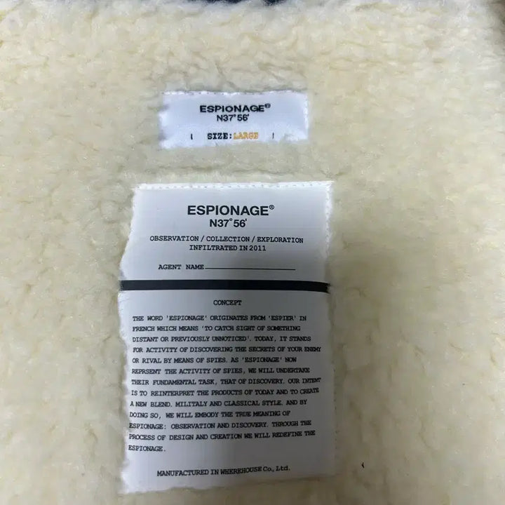 [BUNJANG] Espionage MA-1 Navy Bomber Jacket / 에스피오나지 MA-1 네이비 L