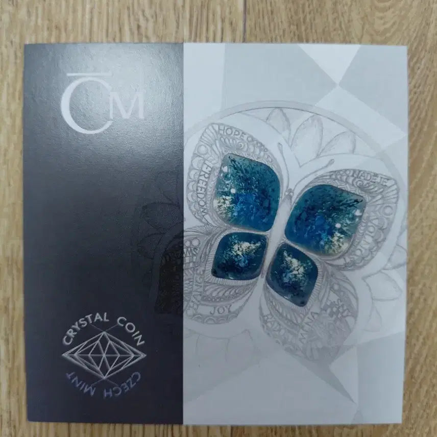 [BUNJANG] Jeweled Flower Silver Coin / 보석 꽃 은화 (케이스 포함)