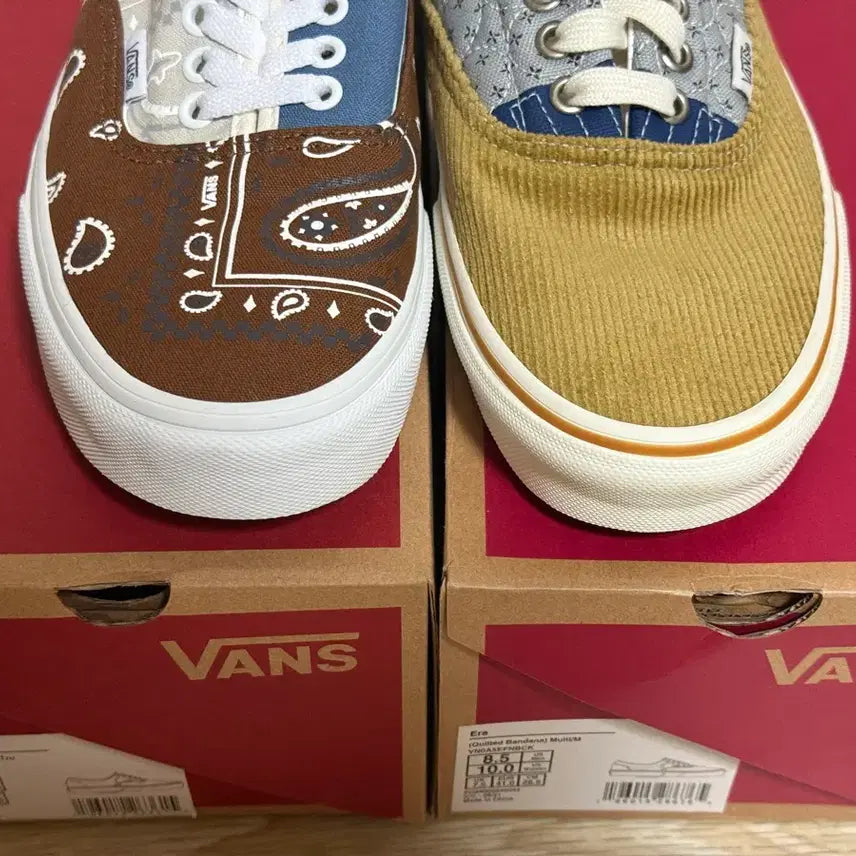 [SOLD OUT] 반스 에라/어센틱 (멀티컬러) 짝짝이 한켤레 265 새제품