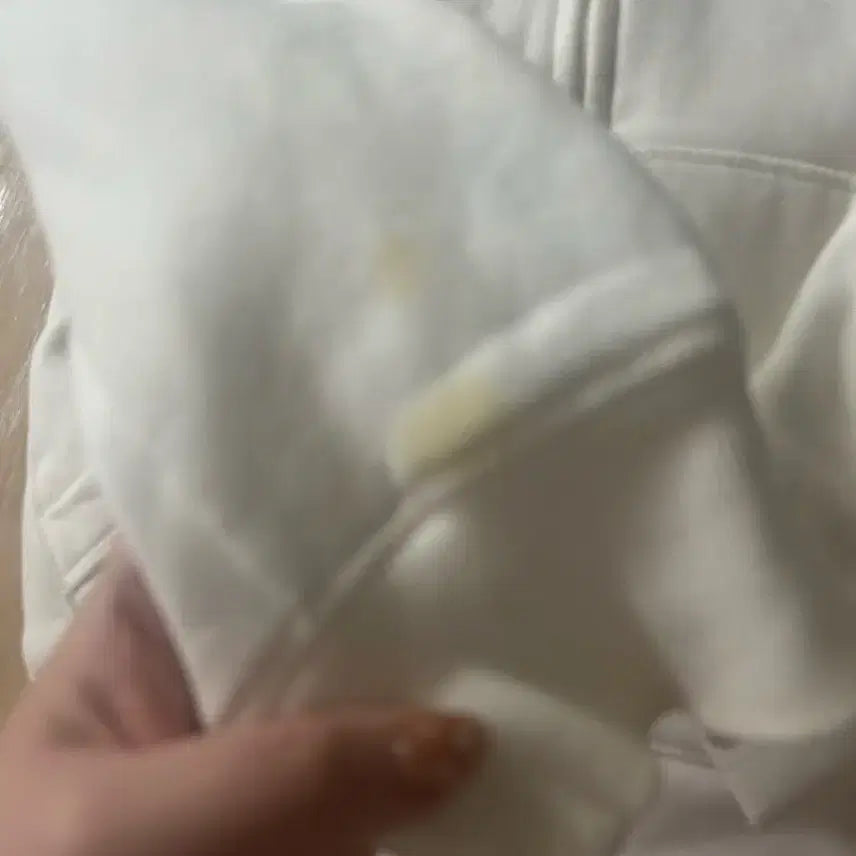 [BUNJANG] Polham White Hooded Zip-up Jacket / 폴햄 화이트 후드집업