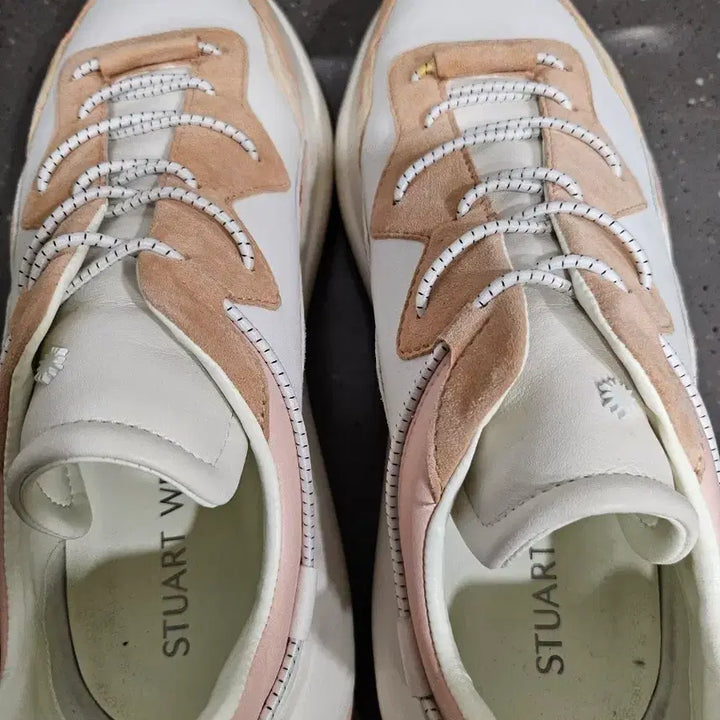 [BUNJANG] Stuart Weitzman Leather Sneakers / 스튜어트와이츠먼