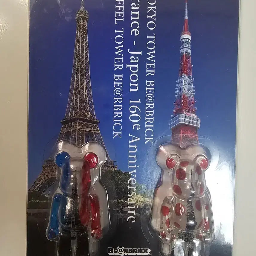 [BUNJANG] Bearbrick Tokyo Tower Eiffel Tower 160th Anniversary Limited Edition Set / 베어브릭 도쿄타워 에펠탑 160주년 한정판 세트