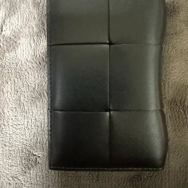[BUNJANG] Bottega Veneta Flap Card Holder Black / 보테가베네타 플랩 카드지갑 블랙