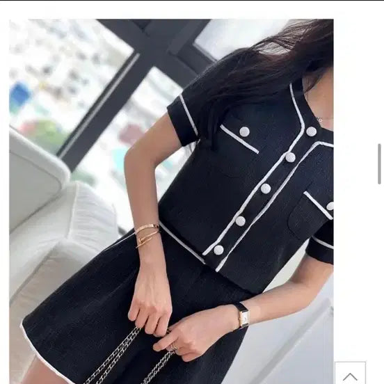 [BUNJANG] Mari Market Tweed Two-Piece Set / 마리마켓 트위드 투피스 세트 70퍼세일가