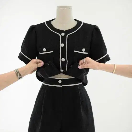 [BUNJANG] Mari Market Tweed Two-Piece Set / 마리마켓 트위드 투피스 세트 70퍼세일가