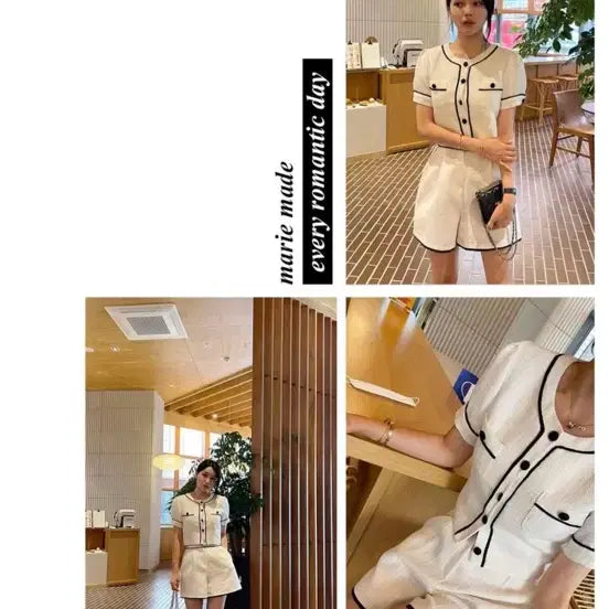 [BUNJANG] Mari Market Tweed Two-Piece Set / 마리마켓 트위드 투피스 세트 70퍼세일가