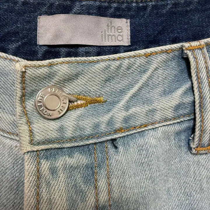 [BUNJANG] The Ilma Two-Tone Denim Jeans / 투톤 데님 팬츠 청바지(더일마)