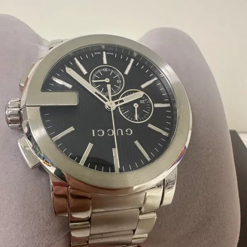 [BUNJANG] Gucci G-Chrono Men's Watch / 구찌 GUCCI G-크로노 메탈 남성시계(YA101204)