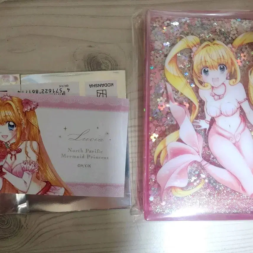 [SOLD OUT] 피치피치핏치 펀딩 신장판 굿즈 아크릴블럭 루치아 세트판매합니다!