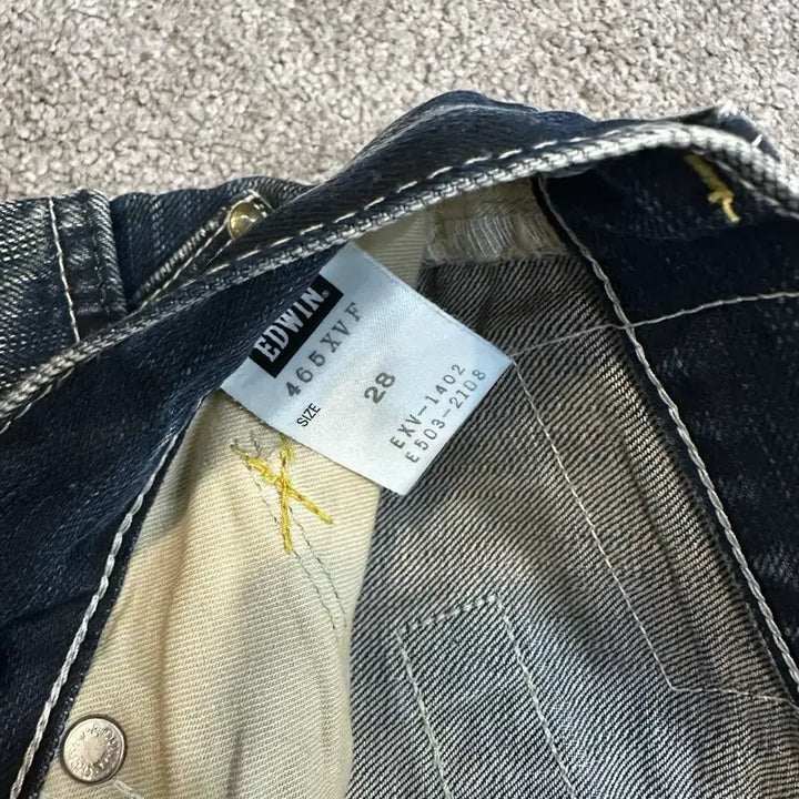 [BUNJANG] Edwin 503 E-Function Engineered Denim Pants / 에드윈503 이펑션 신치백 엔지니어드 데님 팬츠(28)