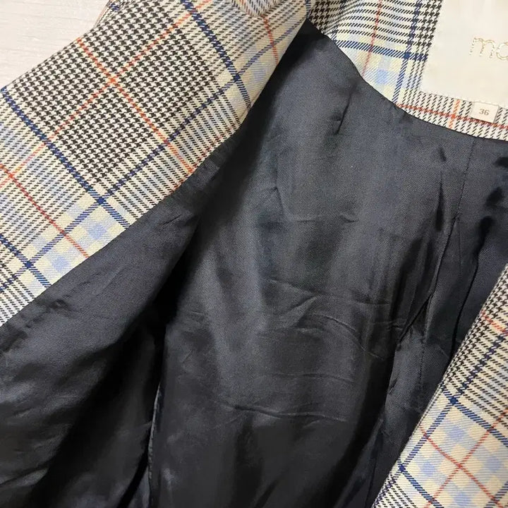 [BUNJANG] Maje Check Double Jacket / maje 마쥬 체크 더블 자켓