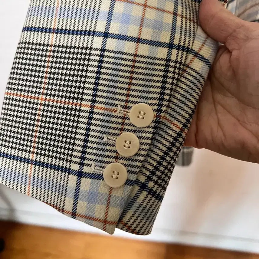 [BUNJANG] Maje Check Double Jacket / maje 마쥬 체크 더블 자켓