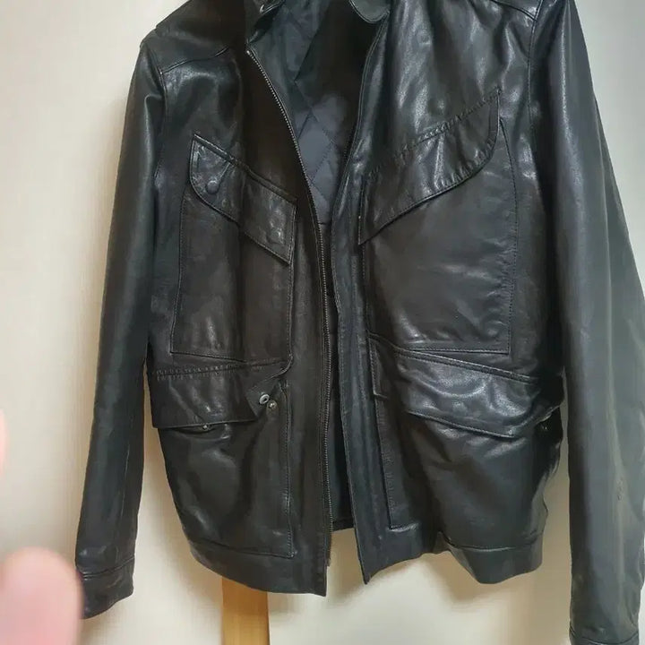 [BUNJANG] CP Lambskin Leather Jacket / cp양가죽