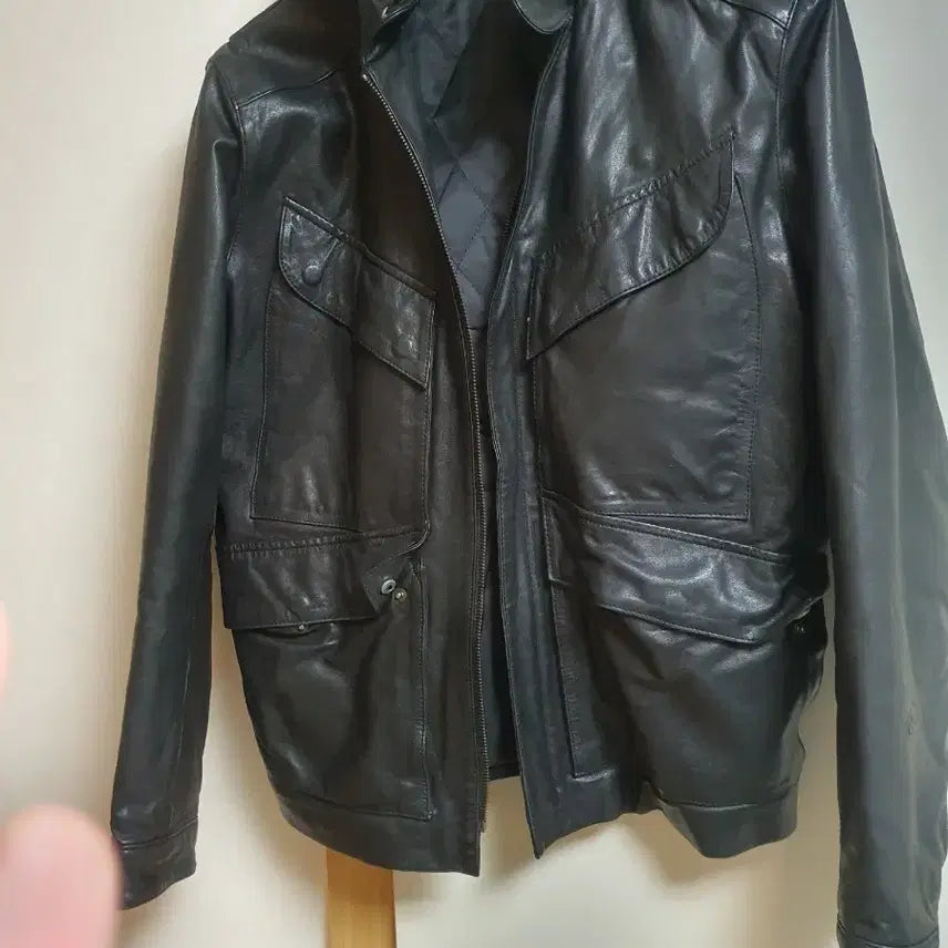 [BUNJANG] CP Lambskin Leather Jacket / cp양가죽
