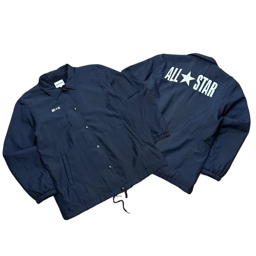 [BUNJANG] Converse All Star Coach Jacket (XL) / 컨버스 재팬 올스타 코치 자켓 (XL) 플리스