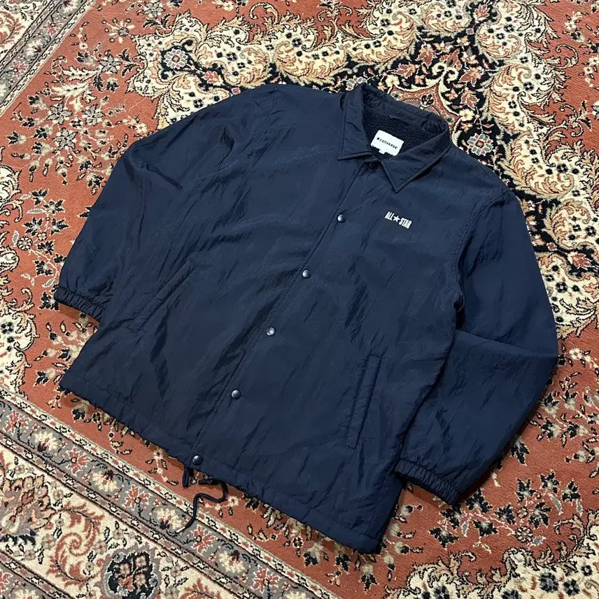 [BUNJANG] Converse All Star Coach Jacket (XL) / 컨버스 재팬 올스타 코치 자켓 (XL) 플리스