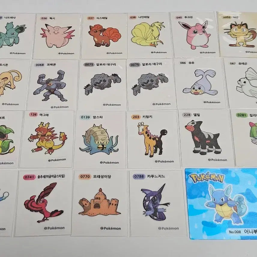 [BUNJANG] Pokemon TCG Sticker Bundle Set / 포켓몬띠부씰