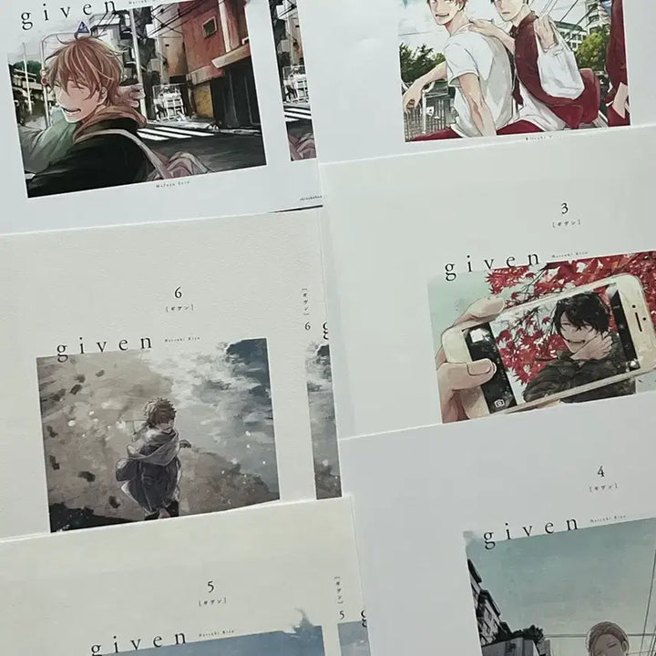 [BUNJANG] Given Special Book Cover Set / 기븐 스페셜 북커버 6종 세트