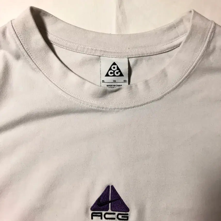 [BUNJANG] Nike ACG Long Sleeve T-Shirt (White) XL / 나이키 ACG 긴팔 티셔츠 화이트 XL