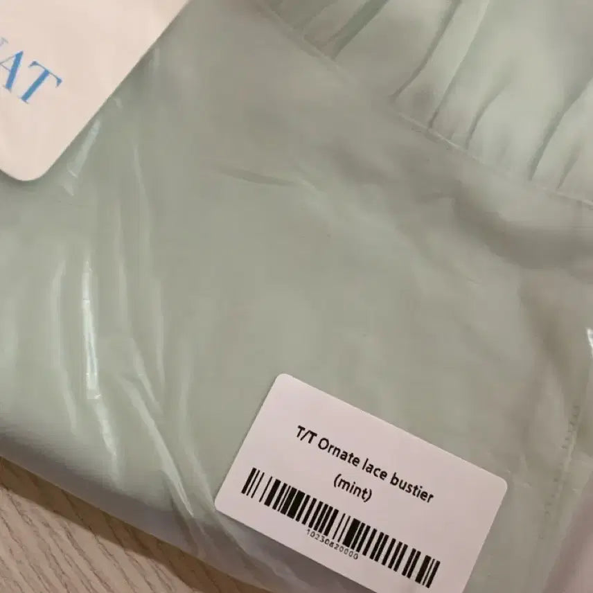 [BUNJANG] Tanat Lace Bustier Mint / 새상품 타낫 레이스 뷔스티에 민트