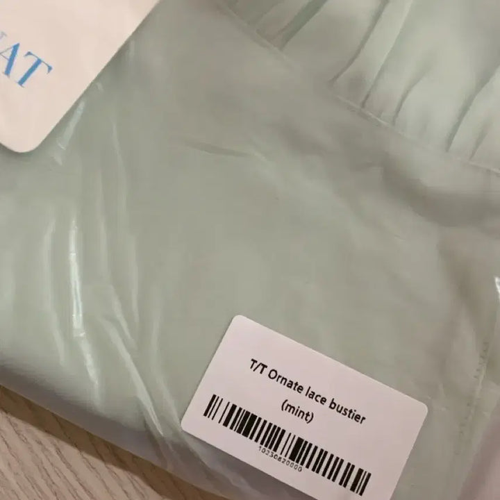 [BUNJANG] Tanat Lace Bustier Mint / 새상품 타낫 레이스 뷔스티에 민트