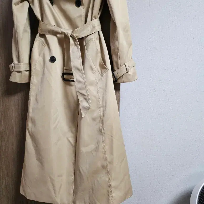 [BUNJANG] Off-Shoulder Trench Coat / 수입 오프숄더 트렌치코트