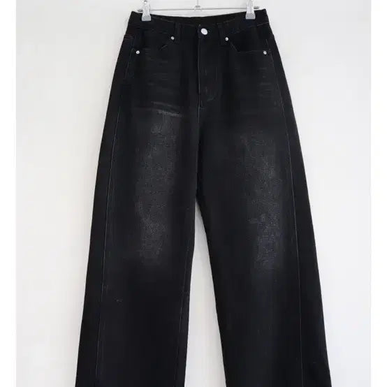 [BUNJANG] ObNine Black Denim Pants S Long Version / 오브나인 흑청 바지 s사이즈 롱버전