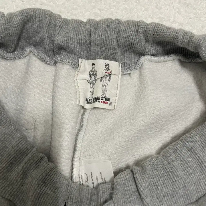 [BUNJANG] m&m Gray Fleece Training Pants / m&m 회색 기모 트레이닝 팬츠