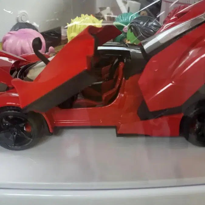 [BUNJANG] 1:24 Scale Red Sports Car Diecast Model / 1:24 다이캐스트
