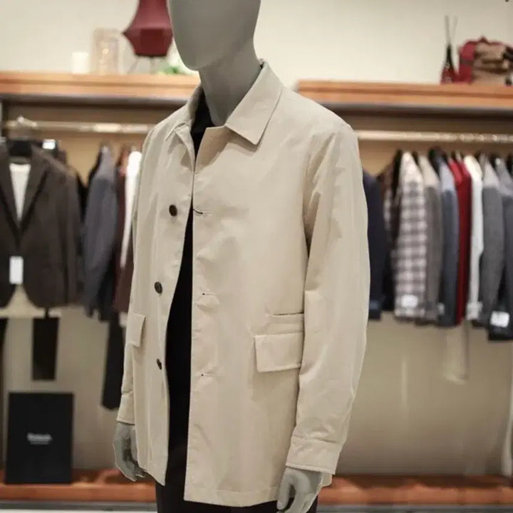 [BUNJANG] Kinloch Anderson Half Trench Coat Size 100 / 킨록앤더슨 코인포켓 하프 트렌치코트 사이즈 100 (새제품)