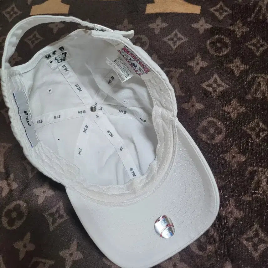 [BUNJANG] MLB White Ball Cap / MLB / 화이트 볼캡 모자