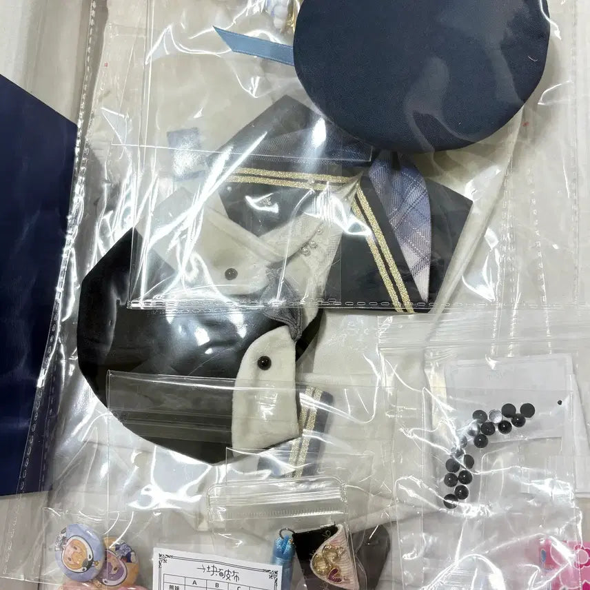 [BUNJANG] Alrokjogakshop Penguin Sailor Outfit Set for MSD/MDD Dolls / 구체관절인형 구관 MSD MDD 호환 의상 펭귄 세일러