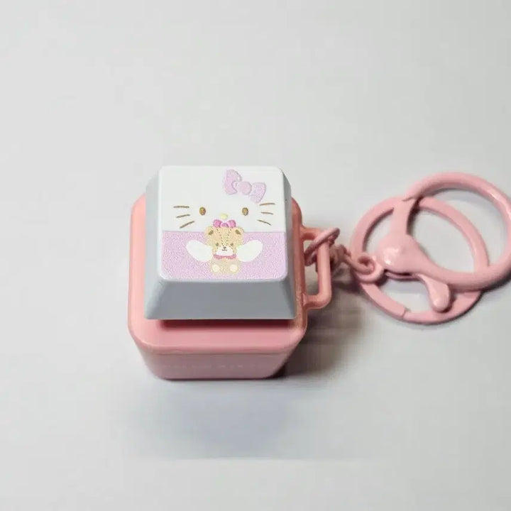 [BUNJANG] Hello Kitty Keycap Keyring / 헬로키티 키캡 키링