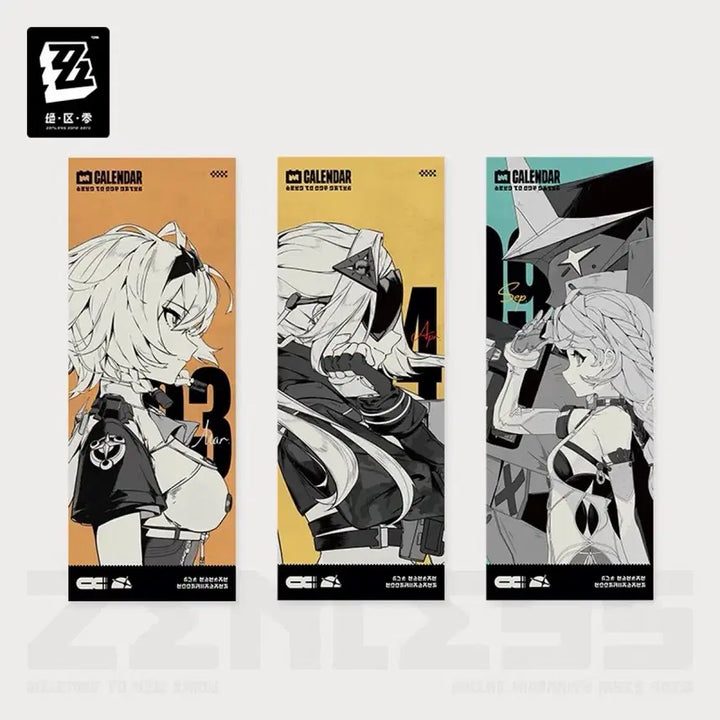 [BUNJANG] Zenless Zone Zero Official Character POB Book Holder Set A / [미개봉] 젠레스존제로 공식 캐릭터 특전 북홀더 3종 세트 A