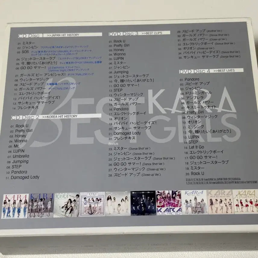 [BUNJANG] Kara Best Girls First Press Limited Edition / 카라 best girls 초회 한정판