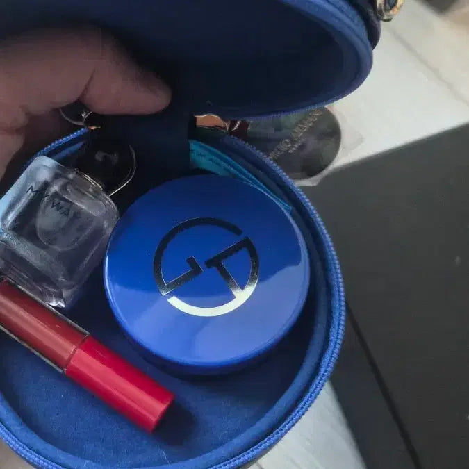 [BUNJANG] Giorgio Armani Mini Tambourine Bag &amp; Miniature Set / 동전 지갑 미니 탬버린백 &amp; 미니어쳐 3종 set