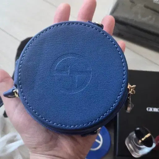 [BUNJANG] Giorgio Armani Mini Tambourine Bag &amp; Miniature Set / 동전 지갑 미니 탬버린백 &amp; 미니어쳐 3종 set