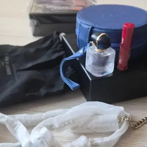 [BUNJANG] Giorgio Armani Mini Tambourine Bag &amp; Miniature Set / 동전 지갑 미니 탬버린백 &amp; 미니어쳐 3종 set
