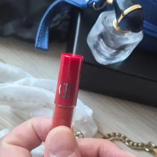 [BUNJANG] Giorgio Armani Mini Tambourine Bag &amp; Miniature Set / 동전 지갑 미니 탬버린백 &amp; 미니어쳐 3종 set