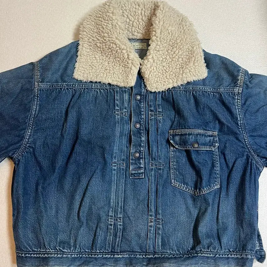 [BUNJANG] Capital Denim Anorak Jacket / 캐피탈 데님 아노락