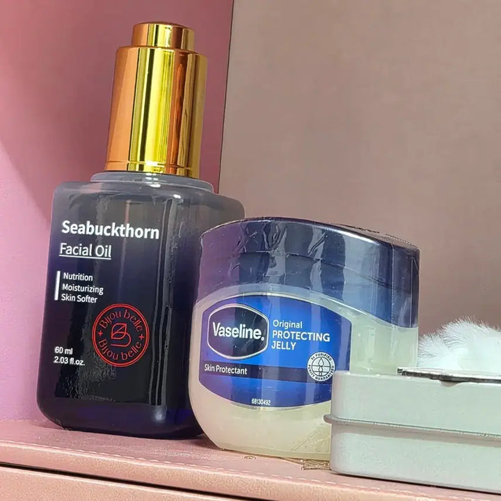 [BUNJANG] Bijou Belle Seabuckthorn Facial Oil 60ml + Vaseline 50ml Set / [비쥬벨 씨벅톤 페이셜 오일60ml+50ml 바세린]
