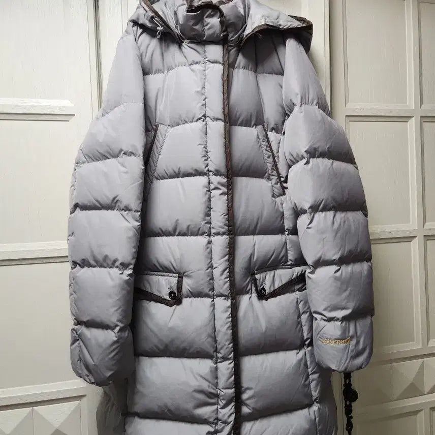 [BUNJANG] Lafuma Women's Long Down Jacket Gray 100 / Lafuma 라푸마 여성 롱패딩 그레이 100