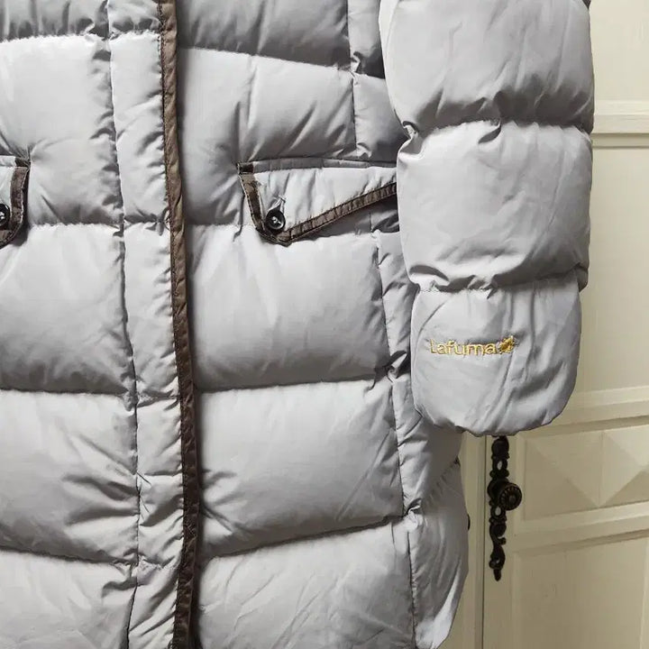 [BUNJANG] Lafuma Women's Long Down Jacket Gray 100 / Lafuma 라푸마 여성 롱패딩 그레이 100