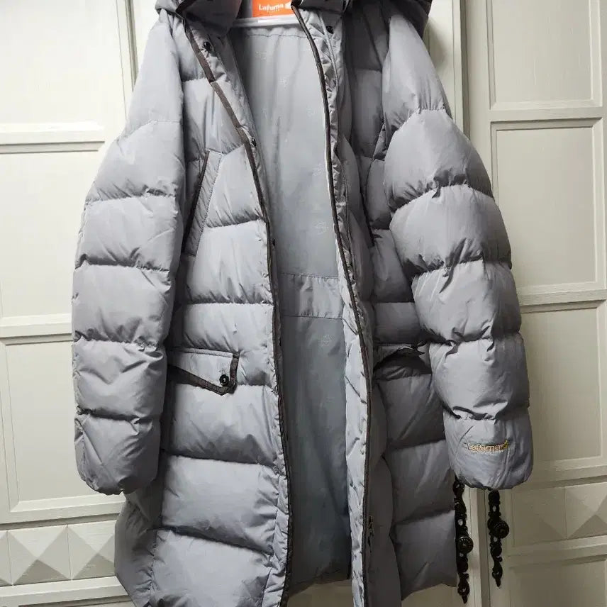 [BUNJANG] Lafuma Women's Long Down Jacket Gray 100 / Lafuma 라푸마 여성 롱패딩 그레이 100