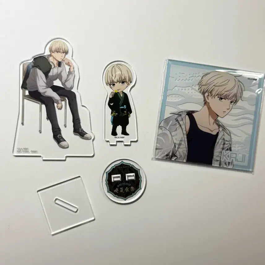 [BUNJANG] Wind Breaker Kaji Acrylic Stand Bundle Set / 윈드브레이커 카지 아크릴 스탠드 아크릴 일괄 윈드브레이커 카지 렌