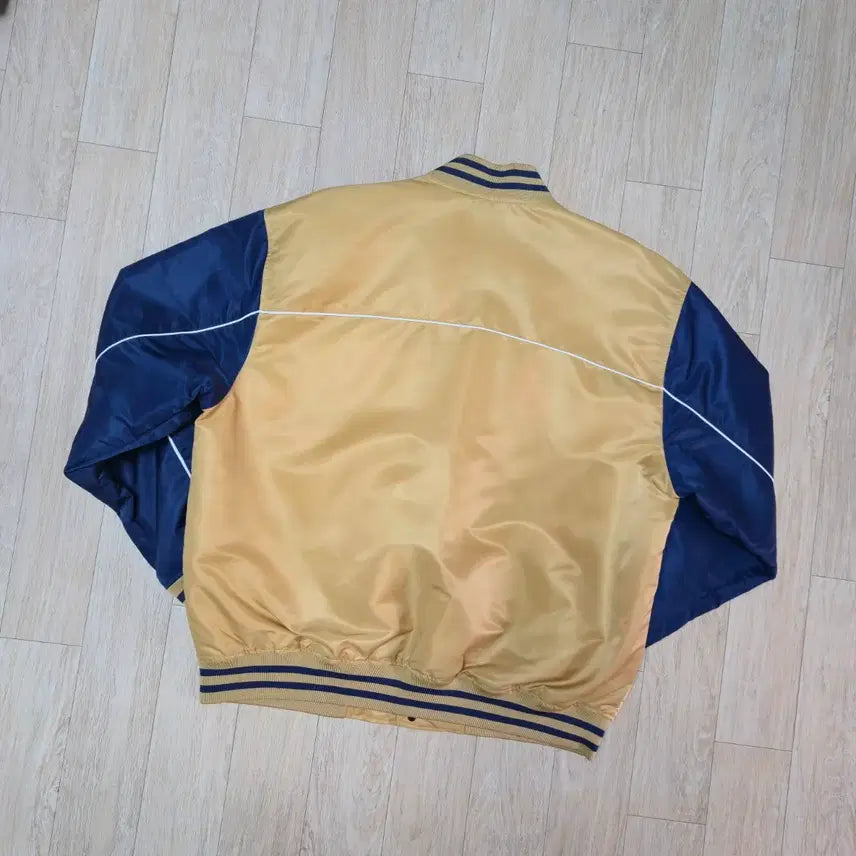 [BUNJANG] H&M Varsity Jacket / H&M 골드/네이비 바시티 자켓